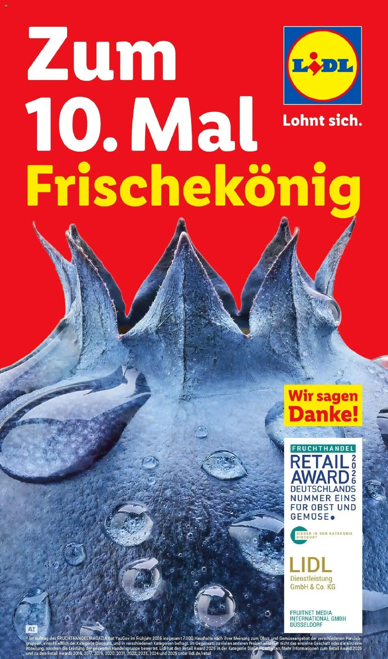 Vorschau von dem Prospekt des Geschäftes Lidl, gültig ab dem 28.09.2026