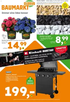 Vorschau von dem Prospekt des Geschäftes Globus Baumarkt, gültig ab dem 06.07.2026