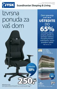 Pregled letka JYSK Izvrsna ponuda za vaš dom trgovine JYSK vrijedi od 23.09.2026