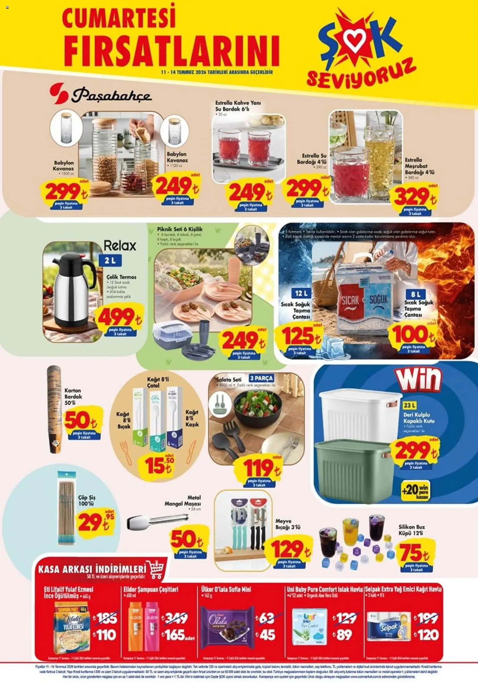 Şok Market Şok Market - Hafta sonu fırsatları 11.07.2026 - Broşürünün önizlemesi