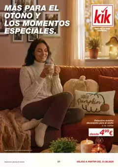 Vista previa del folleto de la tienda KIK válido desde el 01/09/2026 