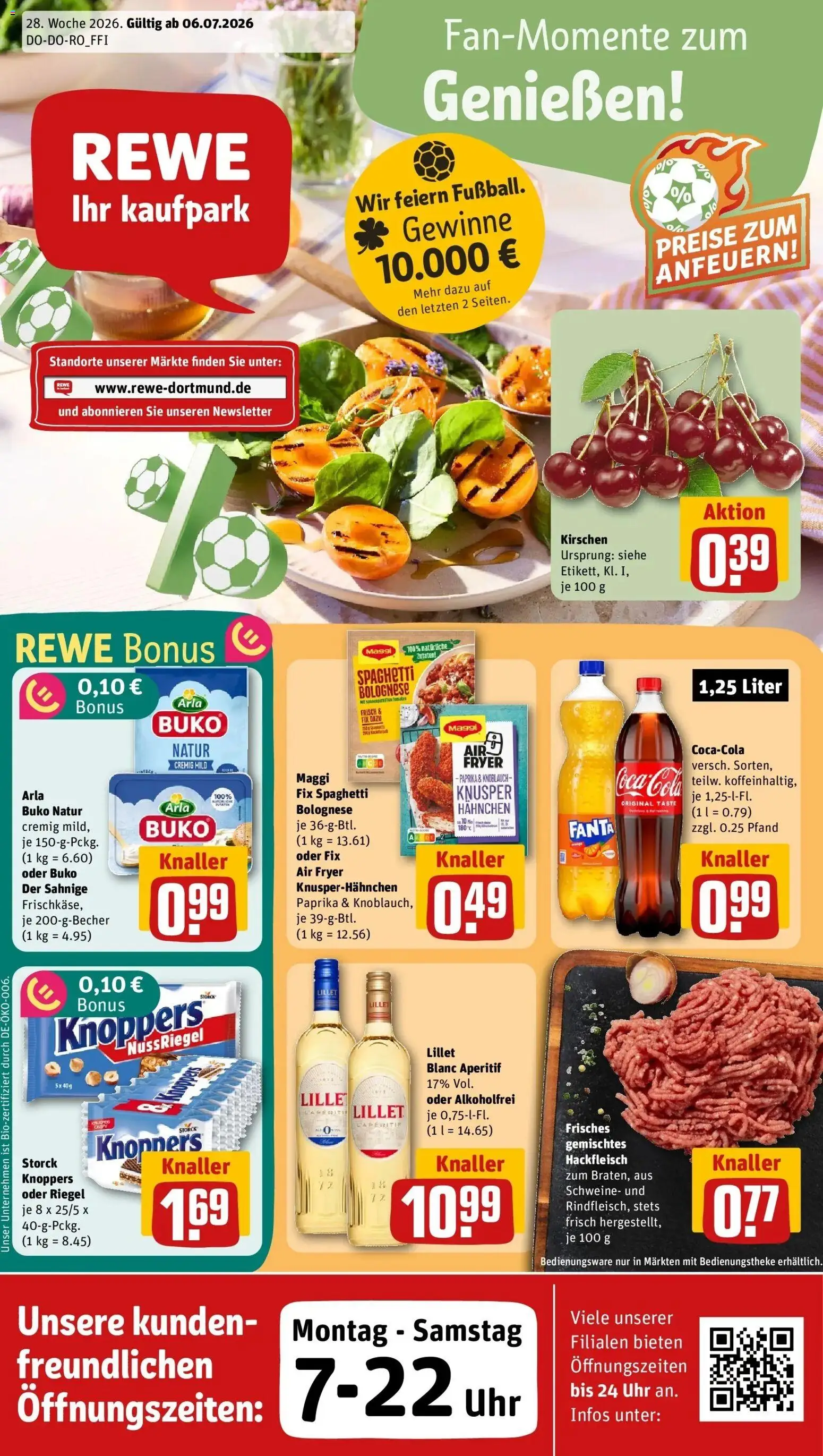 Vorschau von dem Prospekt des Geschäftes Rewe, gültig ab dem 05.07.2026