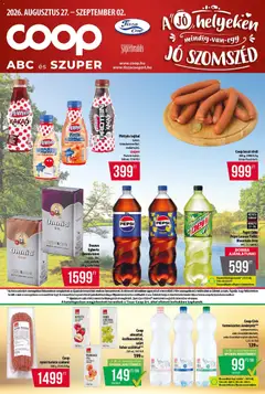 COOP - COOP - Abc & Szuper / Tisza megtekintése, amely érvényes 2026.08.27.-től
