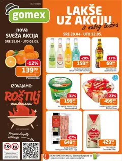 Pregled Gomex kataloga - važi od 29.04.2026