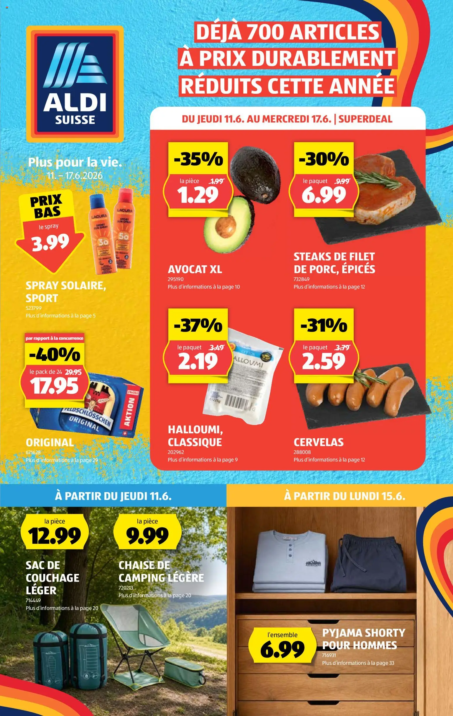 Vorschau des Merkblatts Aldi aktionen FR vom Shop Aldi gültig von 11.06.2026 bis 17.06.2026