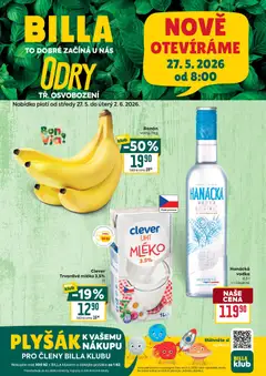 Náhled nabídky: Billa Billa leták - Odry platný od 27.05.2026