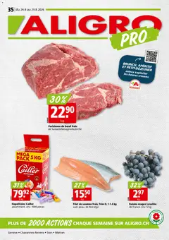 Vorschau des Merkblatts Aligro aktionen Chavannes, Matran, Genève, Sion vom Shop Aligro gültig von 24.08.2026 bis 29.08.2026
