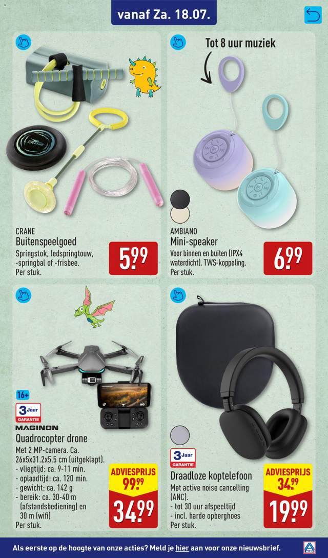 Nieuwe Aldi folder vanaf 13-07