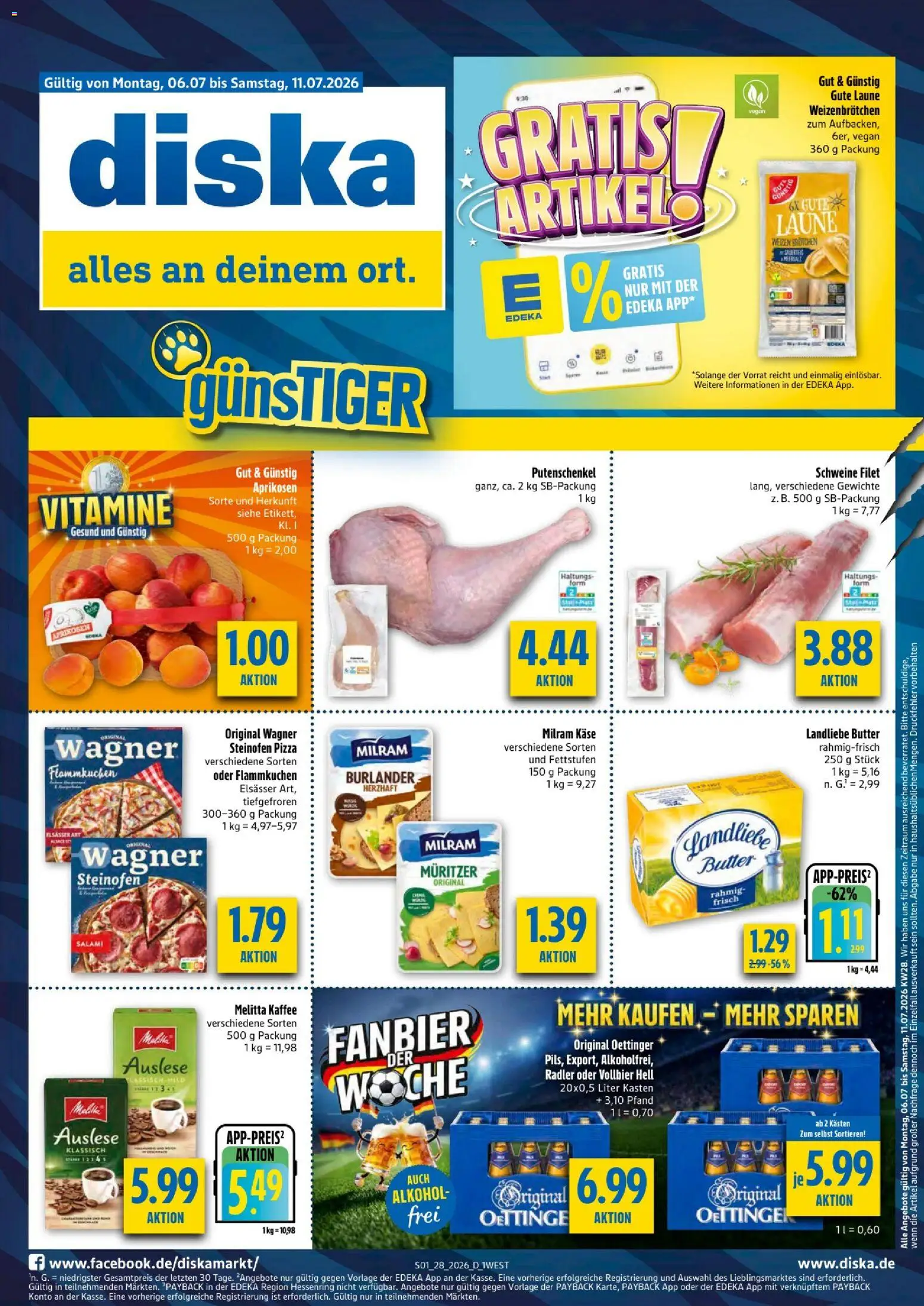 Vorschau von dem Prospekt des Geschäftes Diska, gültig ab dem 06.07.2026