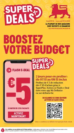 Prévisualisation de Delhaize Publicité du magasin Delhaize formulaire valide 05/11/2026