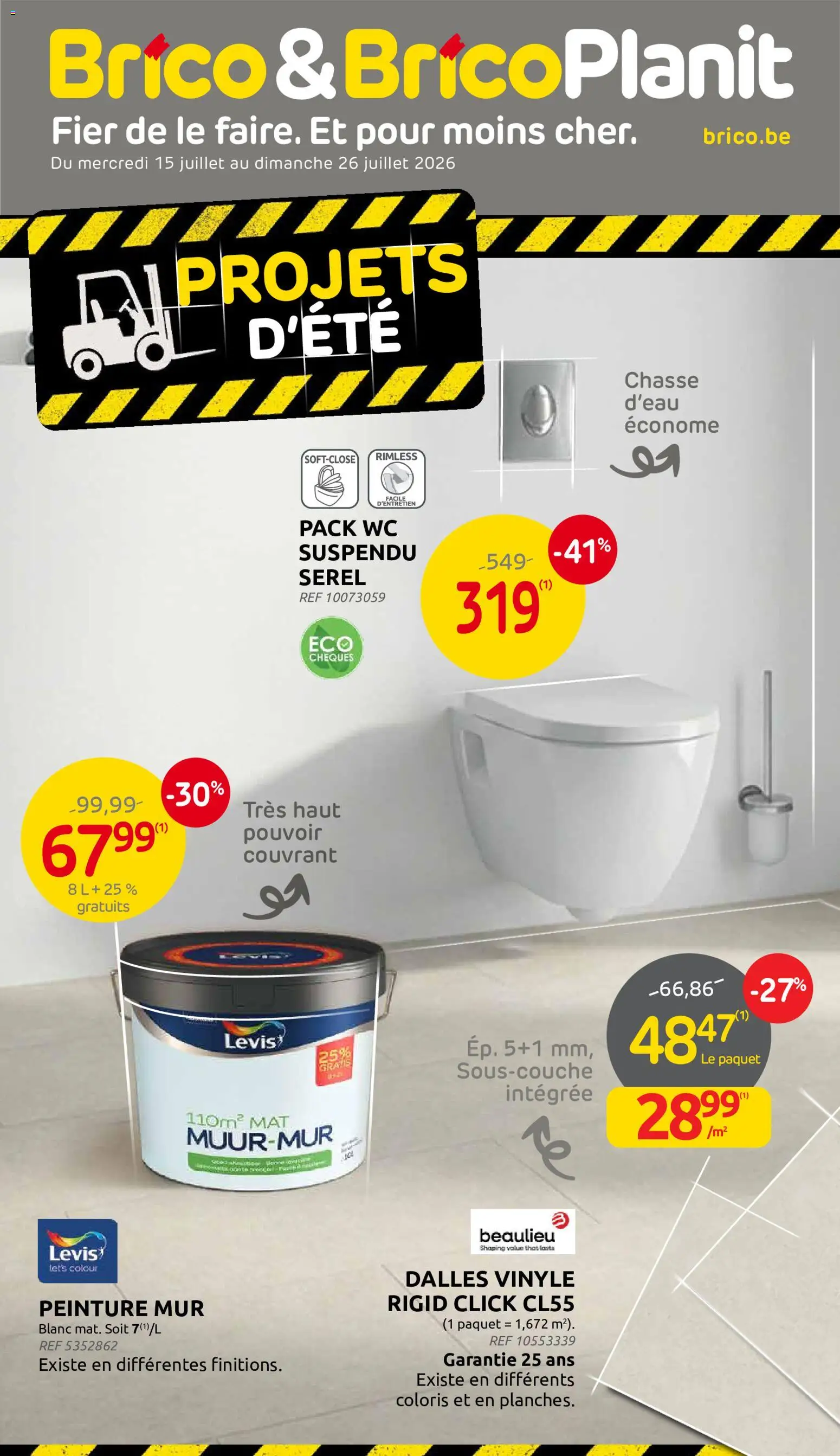 Voorbeeld van Brico Plan-it Publicité van winkel Brico Plan-it geldig vanaf 15/07/2026