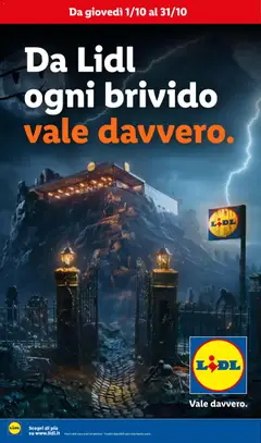 Anteprima dell'opuscolo Lidl volantino Halloween dal negozio Lidl valido da 01/10/2026
