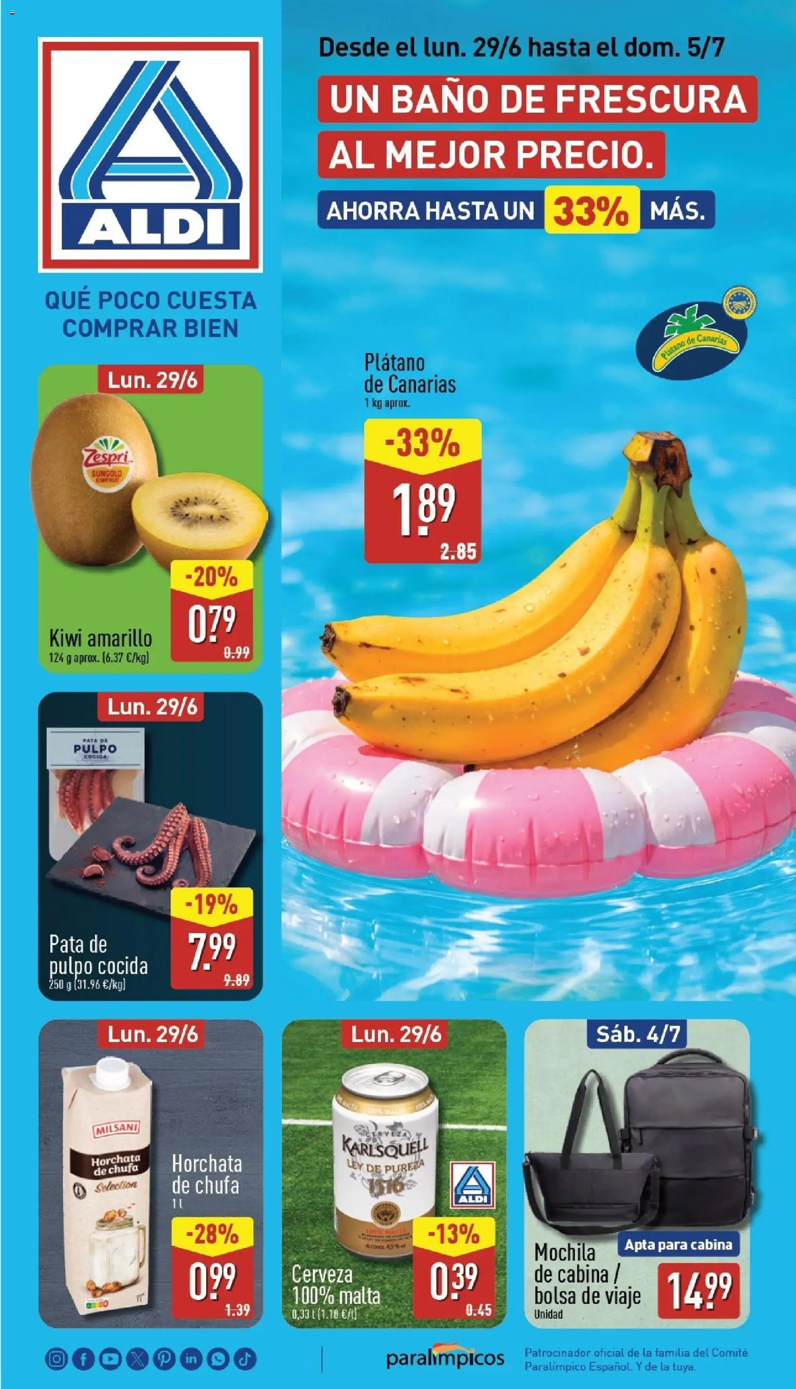 Vista previa del folleto de la tienda Aldi válido desde el 29/06/2026 