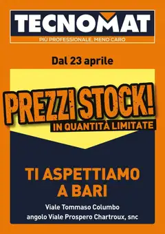 Anteprima dell'opuscolo Straordinari prezzi stock! dal negozio TECNOMAT valido da 23/04/2026