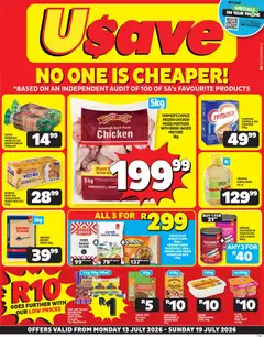 Preview of Usave flyer valid from 13/07/2026