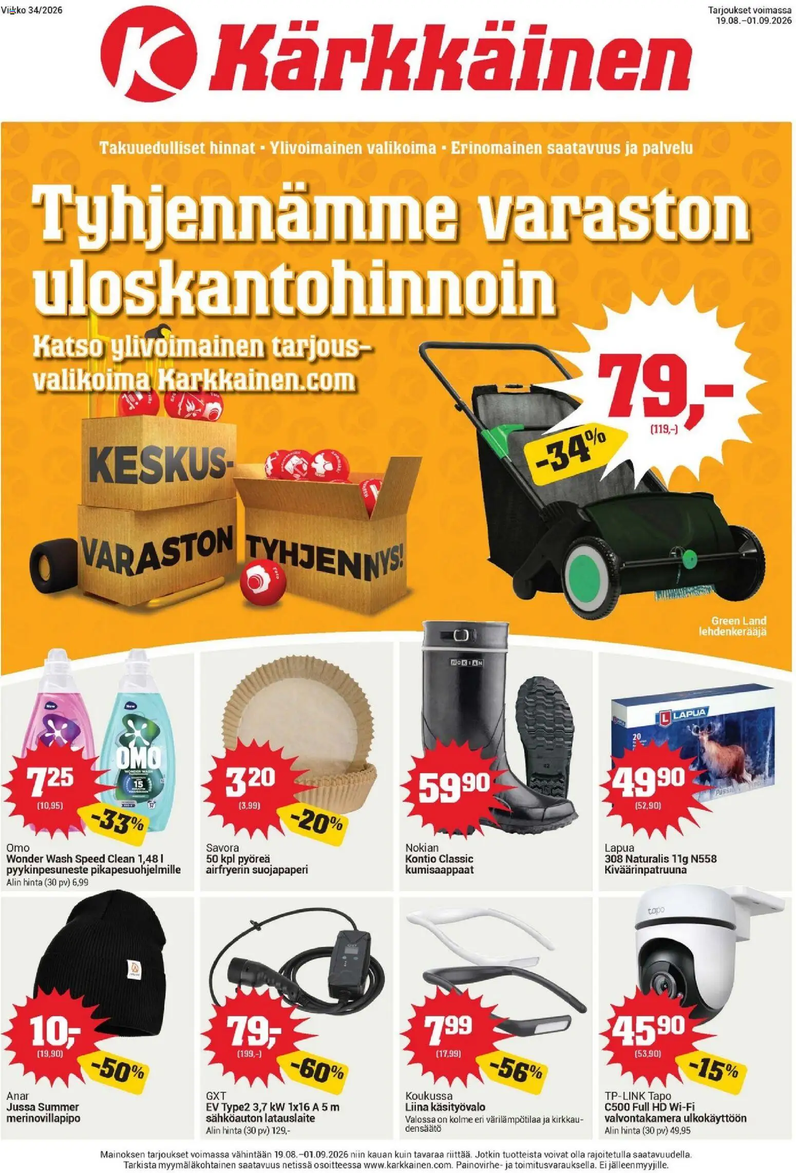 Kaupan Kärkkäinen Kärkkäinen tarjoukset esikatselu, voimassa 19/08/2026