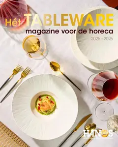 Voorbeeld van Tableware magazine 2025-2026 van winkel Hanos geldig vanaf 01-09-2025