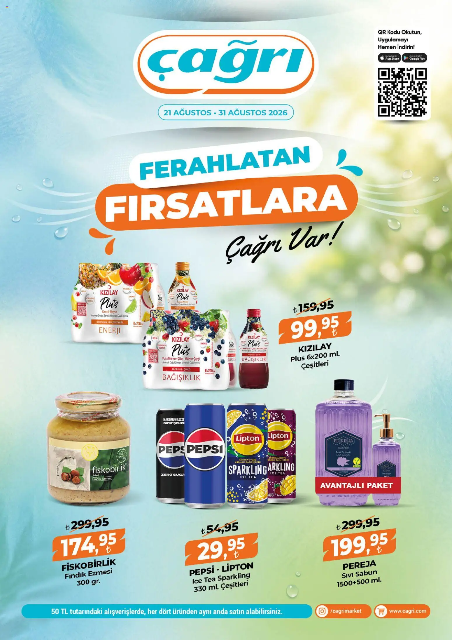 Çağrı Market Çağrı Market Katalog 21.08.2026 - Broşürünün önizlemesi