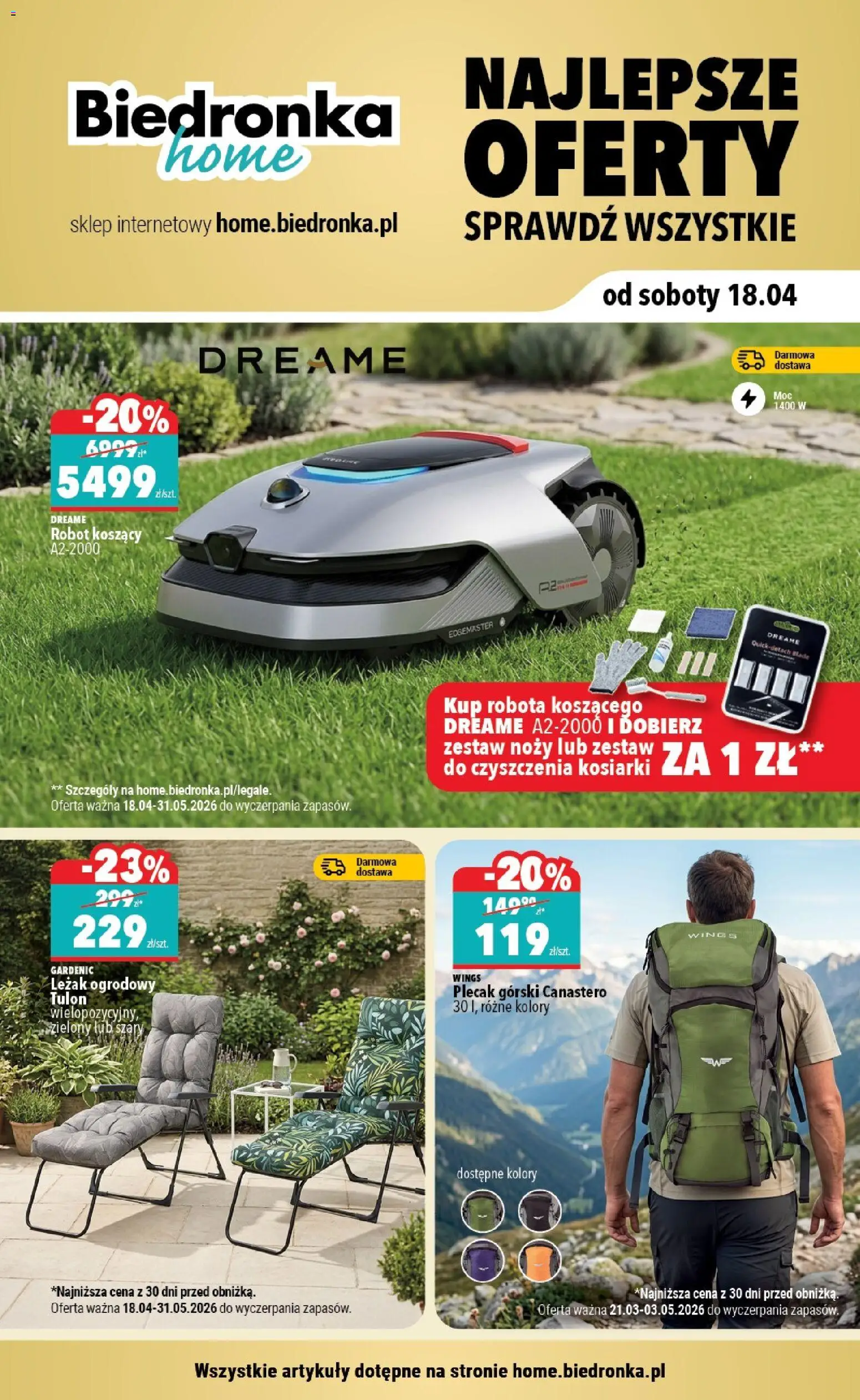 Náhled nabídky: Biedronka Polsko Biedronka Polsko leták - Home platný od 18.04.2026