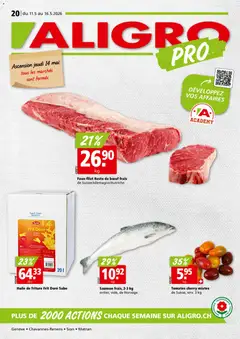 Vorschau des Merkblatts Aligro aktionen Chavannes, Matran, Genève, Sion vom Shop Aligro gültig von 11.05.2026 bis 16.05.2026