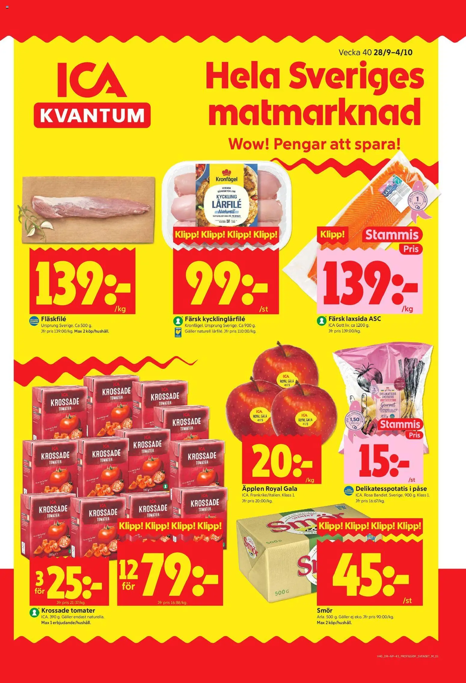 Förhandsgranska reklamblad ICA Kvantum erbjudanden från butik ICA Kvantum gäller från 28/09/2026