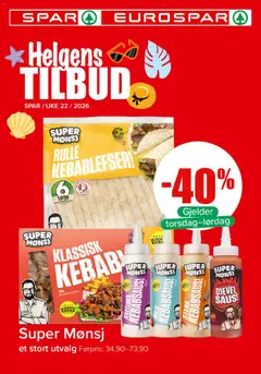 Forhåndsvis Spar Helgens Tilbud fra butikk Spar gyldig fra 28/05/2026