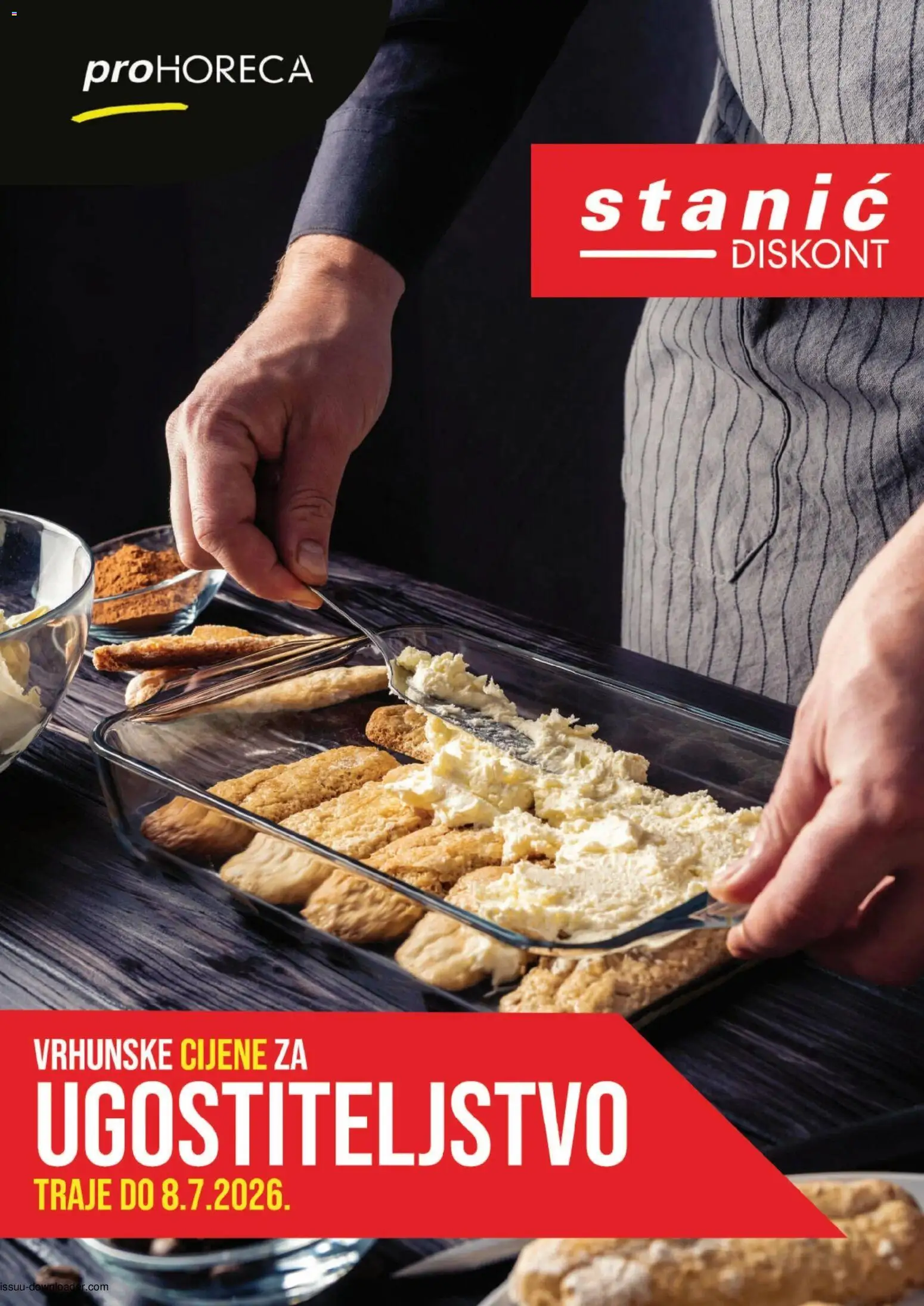 Pregled letka Stanić Diskont ProHoreca trgovine Stanić Diskont vrijedi od 26.06.2026