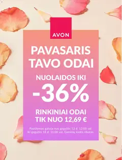 AVON parduotuvės leidinio AVON leidinys - Pavasaris tavo odai galiojančio nuo 2026.05.12 peržiūra