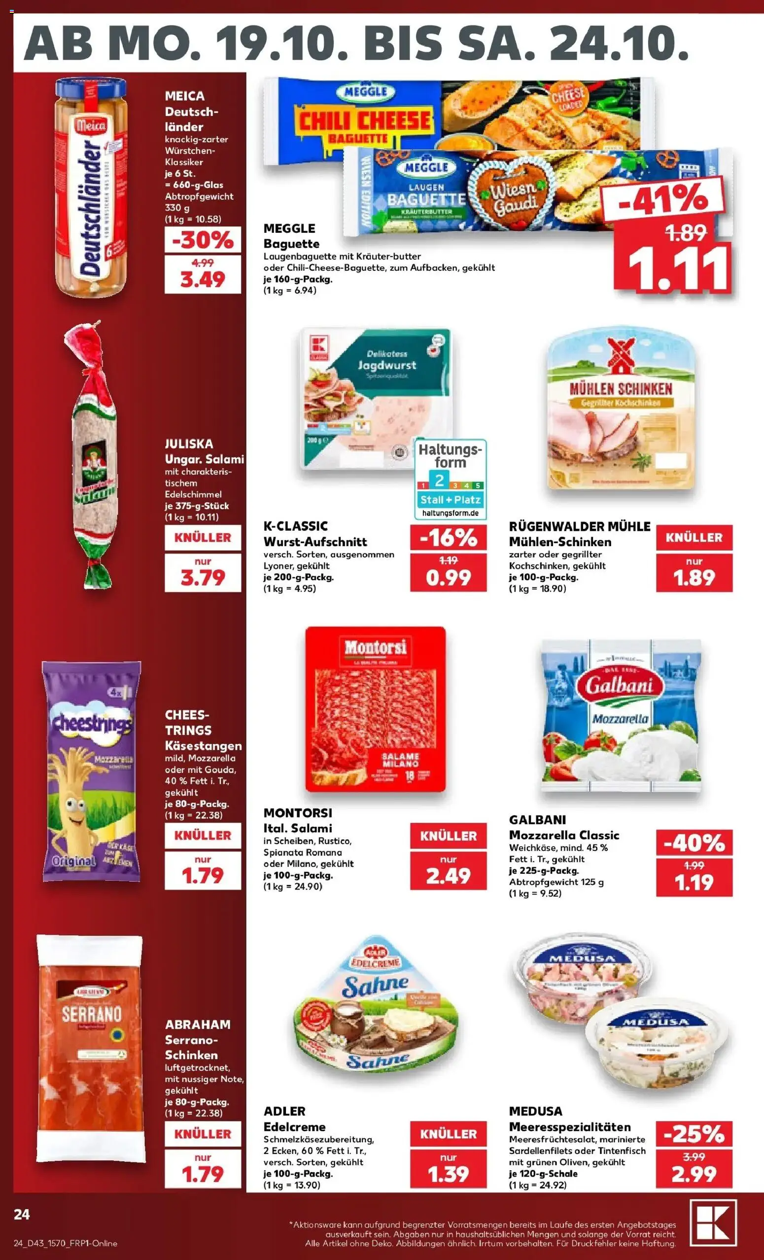 Vorschau von dem Prospekt des Geschäftes Kaufland, gültig ab dem 19.10.2026