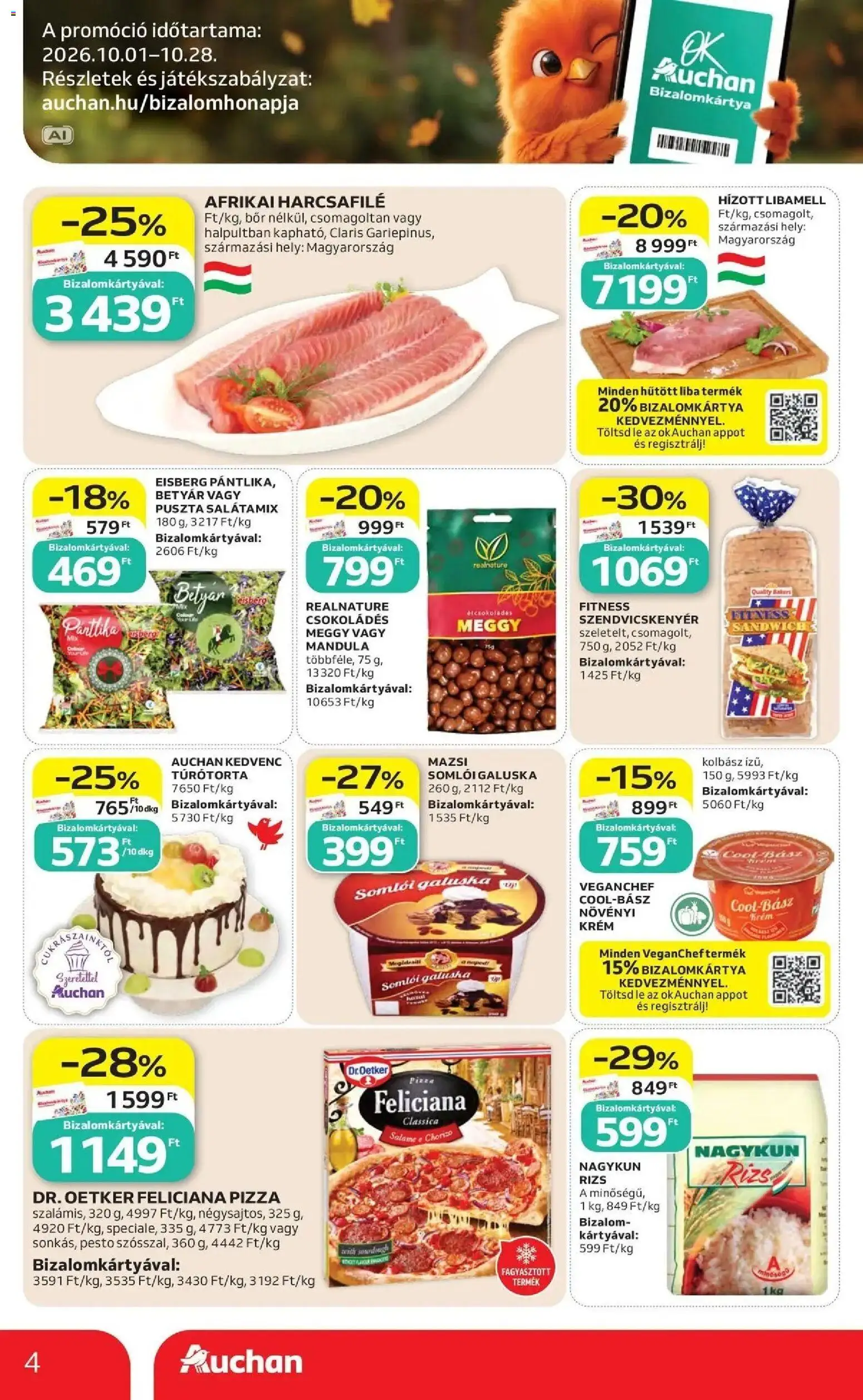 Auchan - Auchan akciós újság Szolnok megtekintése, amely érvényes 2026.10.22.-től