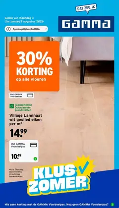 Voorbeeld van GAMMA folder van winkel GAMMA geldig vanaf 03-08-2026