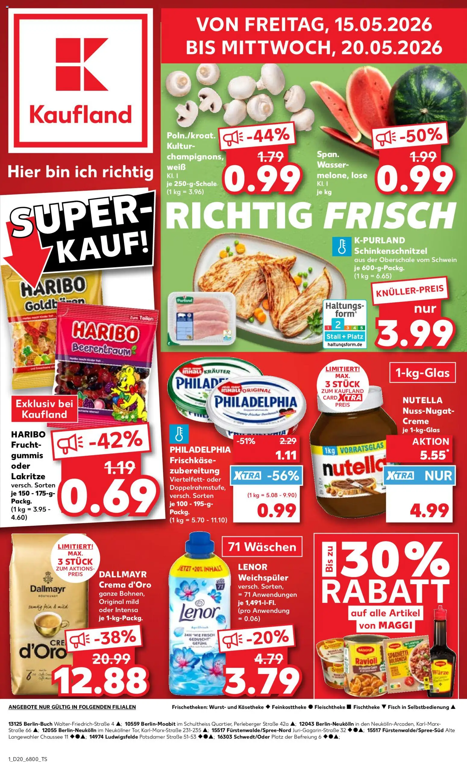 Vorschau von dem Prospekt des Geschäftes Kaufland, gültig ab dem 15.05.2026