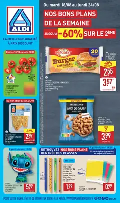 Prévisualisation de Aldi catalogue du magasin Aldi formulaire valide 18/08/2026