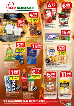 Pogląd gazetki "Top Market gazetka mini" ze sklepu Top Market ważnej od 22.10.2026