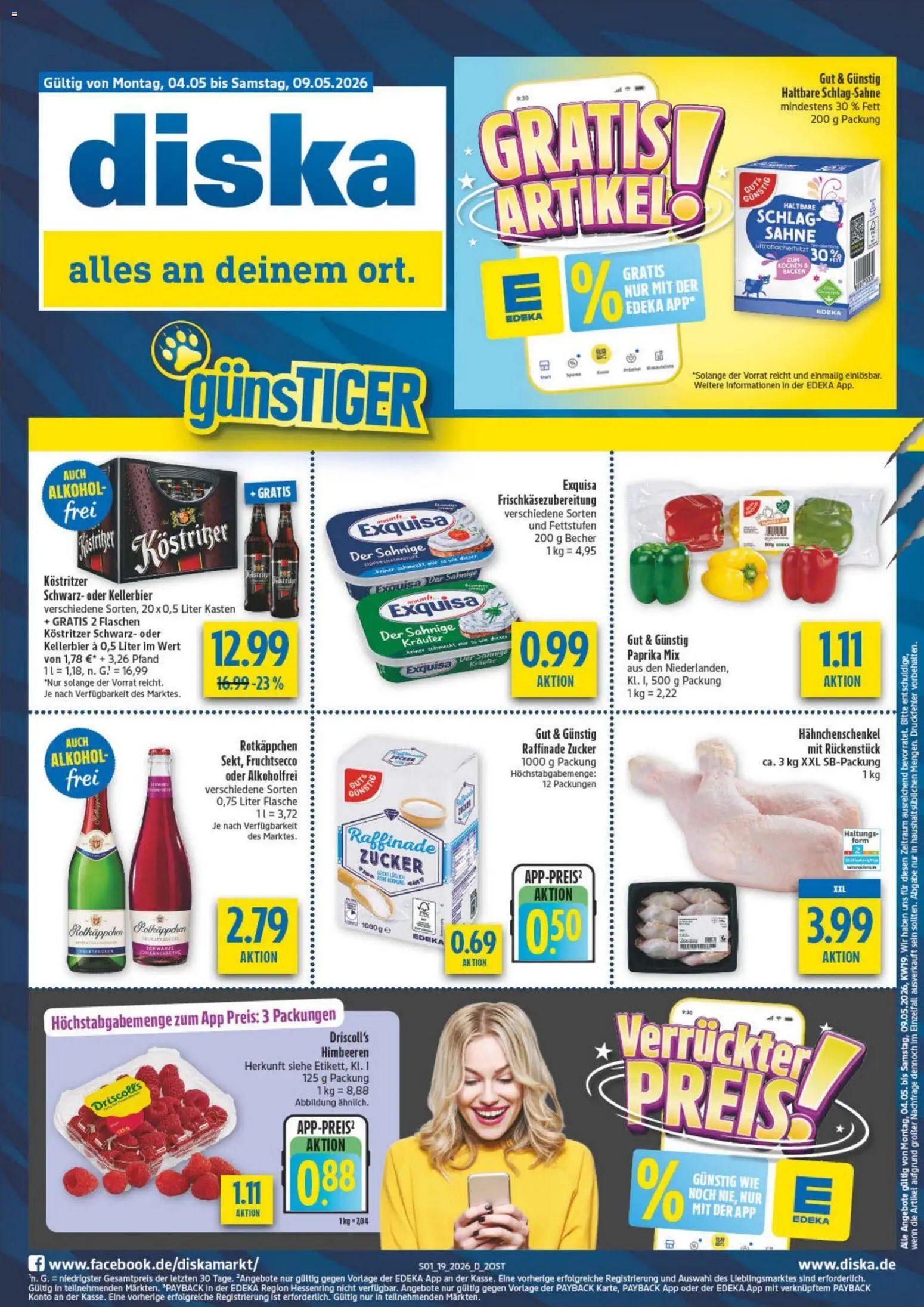 Vorschau von dem Prospekt des Geschäftes Diska, gültig ab dem 04.05.2026