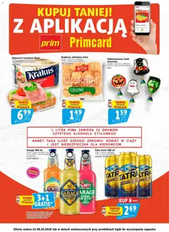 Pogląd gazetki "Prim Market promocje - Primcard" ze sklepu Prim Market ważnej od 22.10.2026