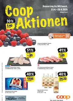 Vorschau des Merkblatts Coop aktionen vom Shop Coop gültig von 23.04.2026 bis 29.04.2026