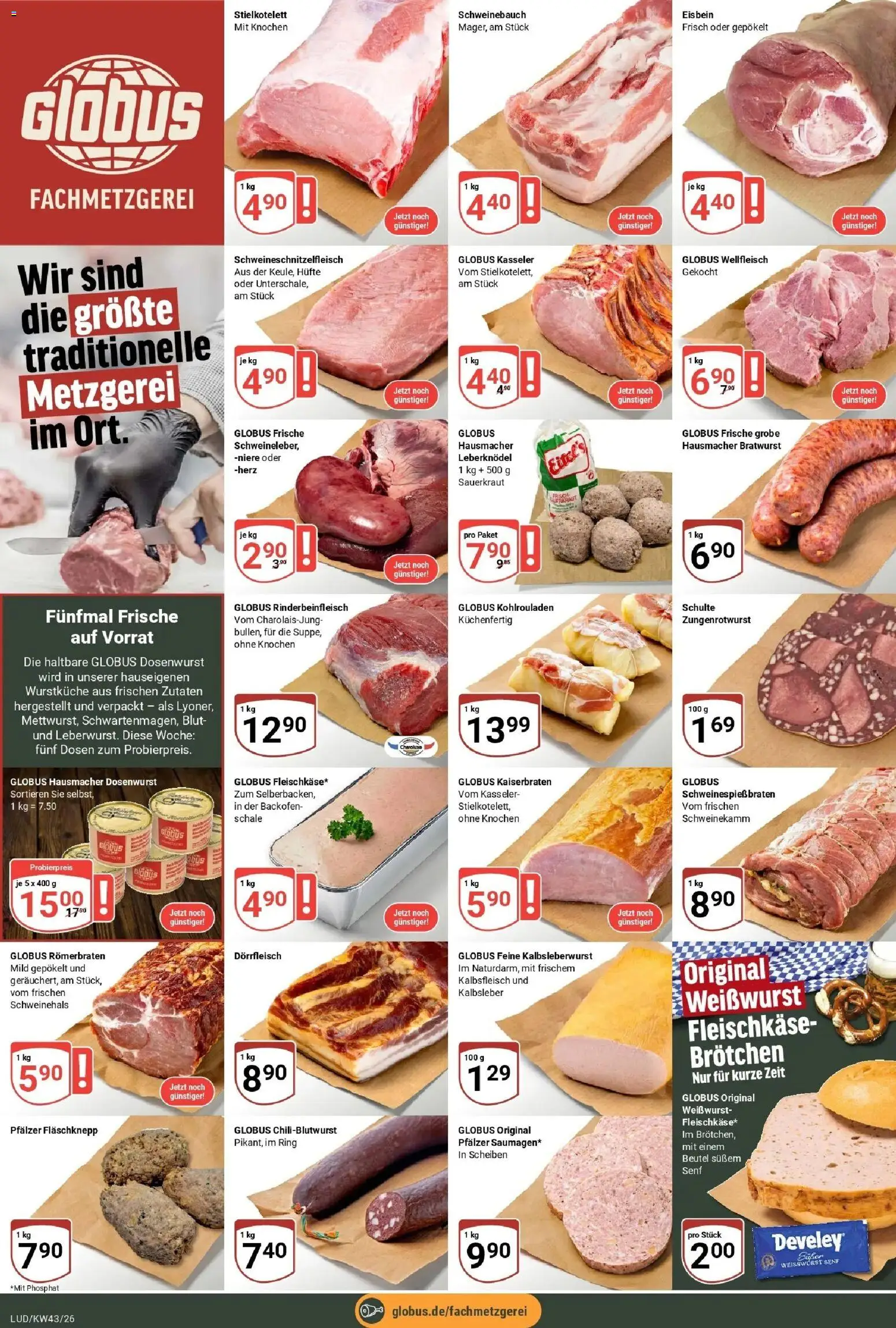 Vorschau von dem Prospekt des Geschäftes Globus, gültig ab dem 19.10.2026