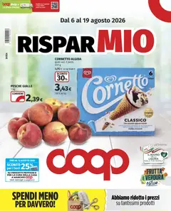 Anteprima dell'opuscolo COOP volantino Lombardia dal negozio COOP valido da 06/08/2026