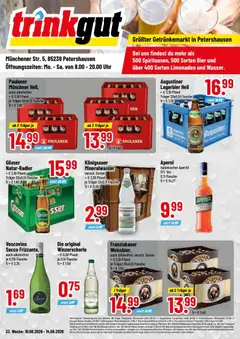 Vorschau von dem Prospekt des Geschäftes Trinkgut, gültig ab dem 10.08.2026
