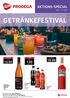 Vorschau des Merkblatts Prodega aktionen Getränkefestival vom Shop Prodega gültig von 29.06.2026 bis 11.07.2026