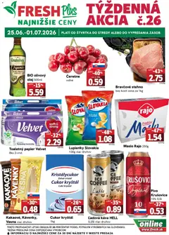 Náhľad Fresh letáku platného od 25.06.2026
