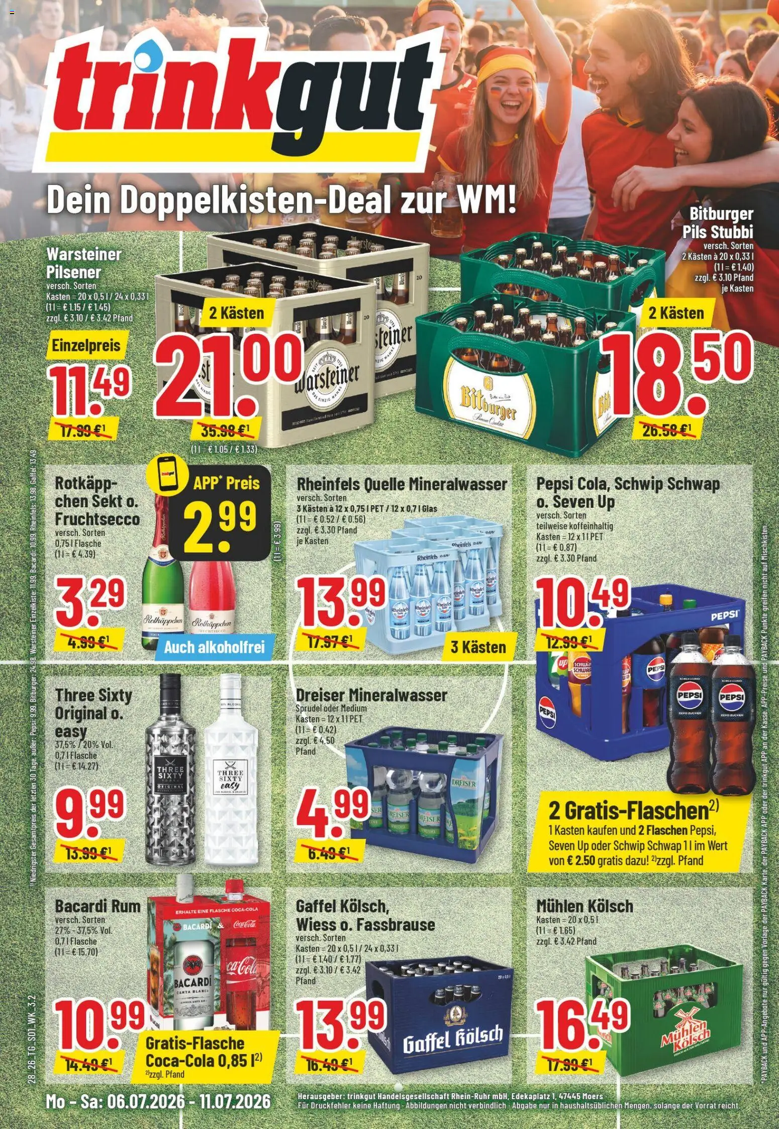 Vorschau von dem Prospekt des Geschäftes Trinkgut, gültig ab dem 06.07.2026