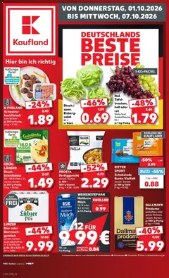 Vorschau von dem Prospekt des Geschäftes Kaufland, gültig ab dem 01.10.2026
