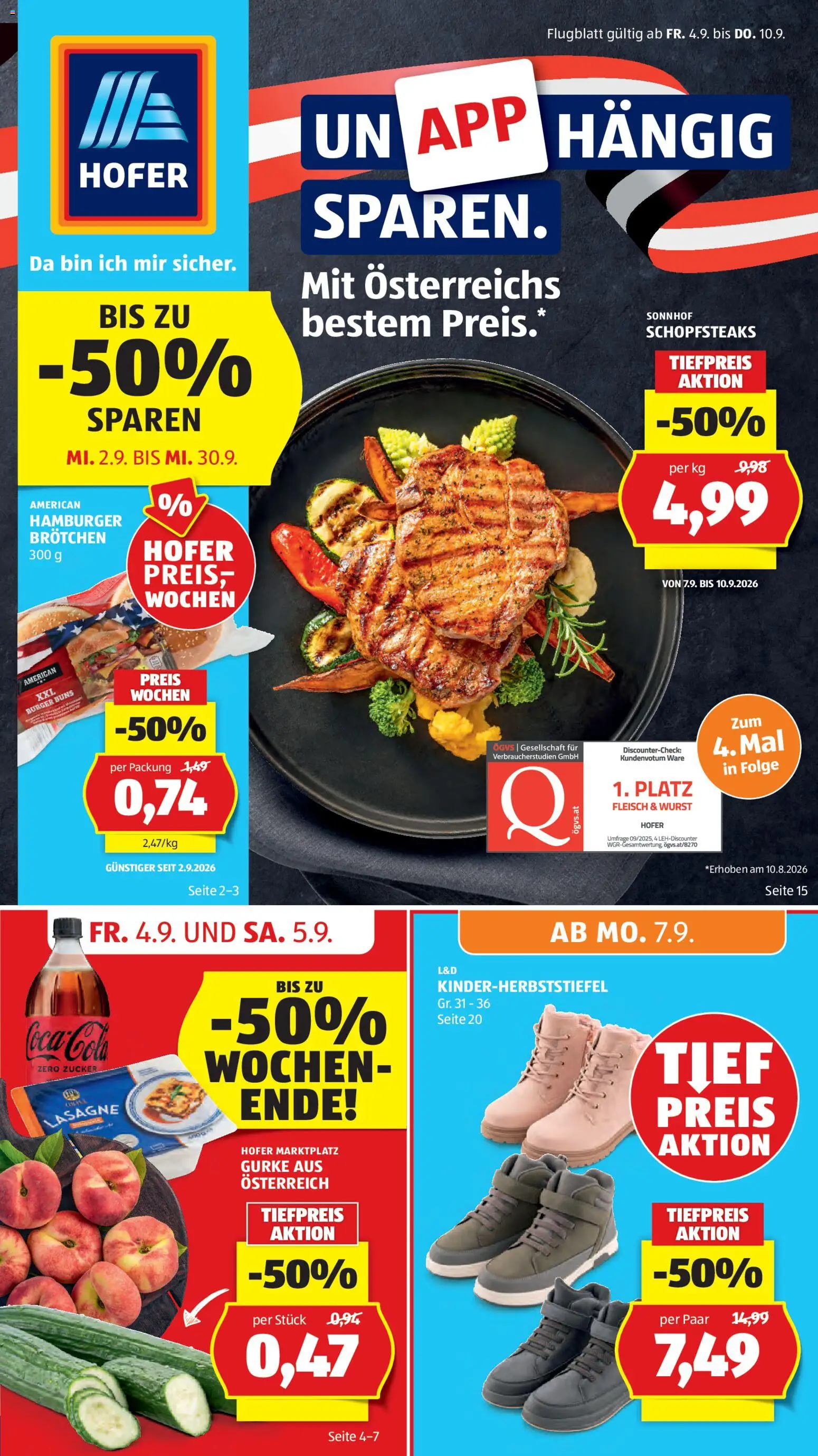 Vorschau der Angebote: Hofer Hofer Flugblatt gültig ab 04.09.2026
