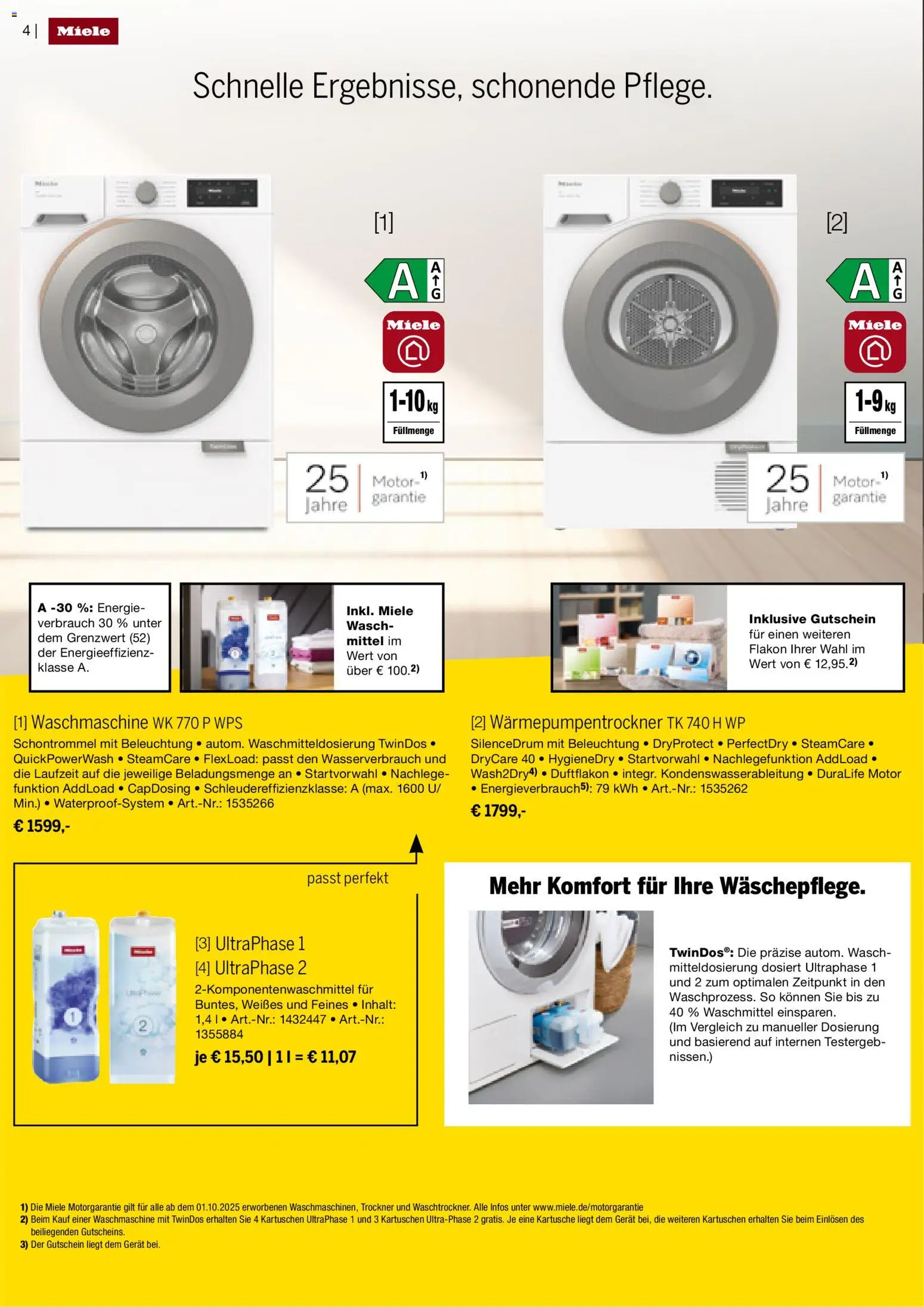 Vorschau von dem Prospekt des Geschäftes Medimax, gültig ab dem 22.10.2026 - Waschmaschine, Miele, Trockner, Waschmittel