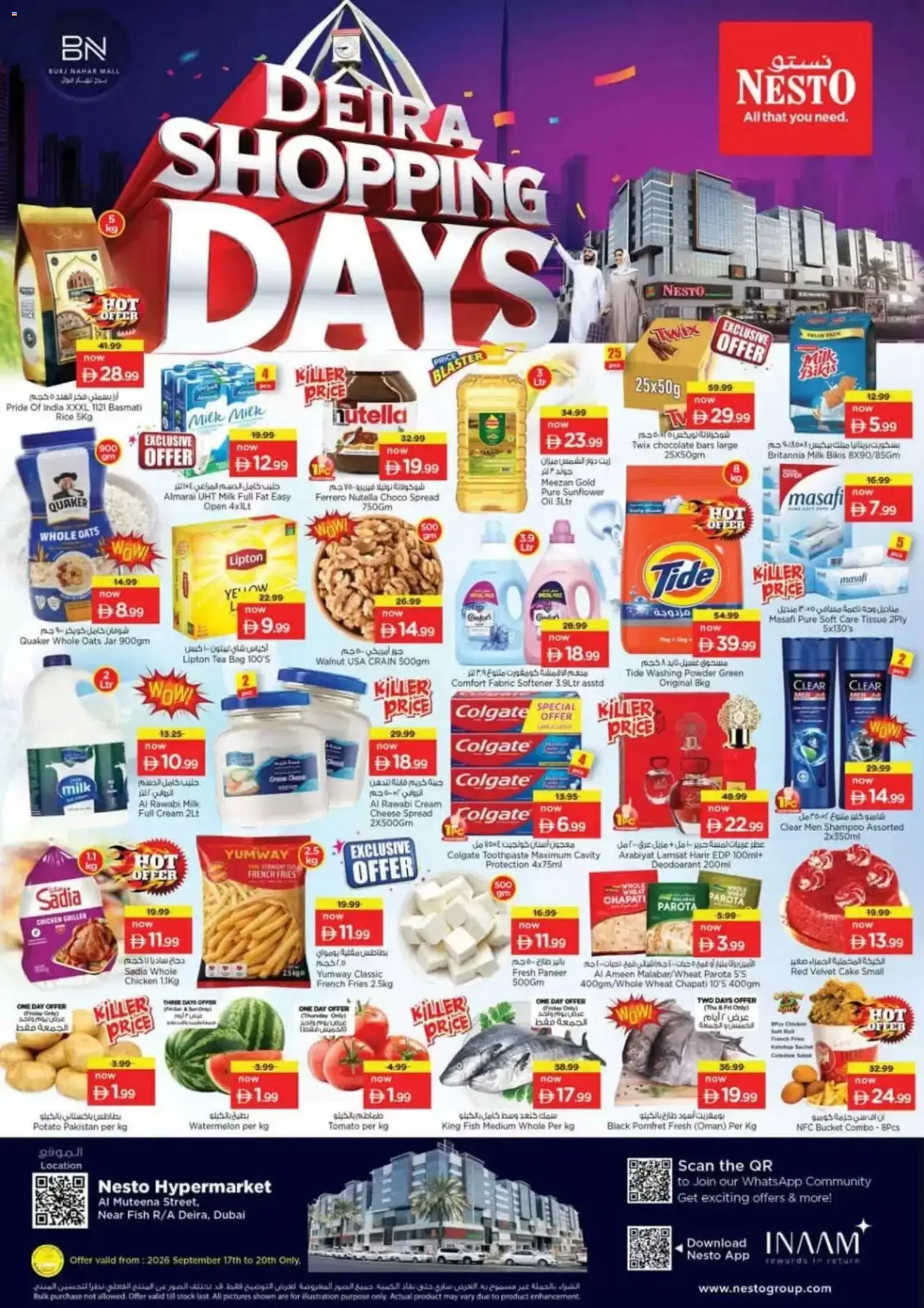 Preview of the catalogue Nesto catalogue Deira Shopping days of store Nesto valid from 17 Sep, 2026