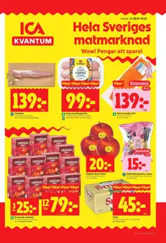 Förhandsgranska reklamblad ICA Kvantum erbjudanden från butik ICA Kvantum gäller från 28/09/2026