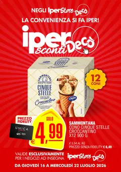 Anteprima dell'opuscolo Decò volantino iperStore dal negozio Decò valido da 16/07/2026