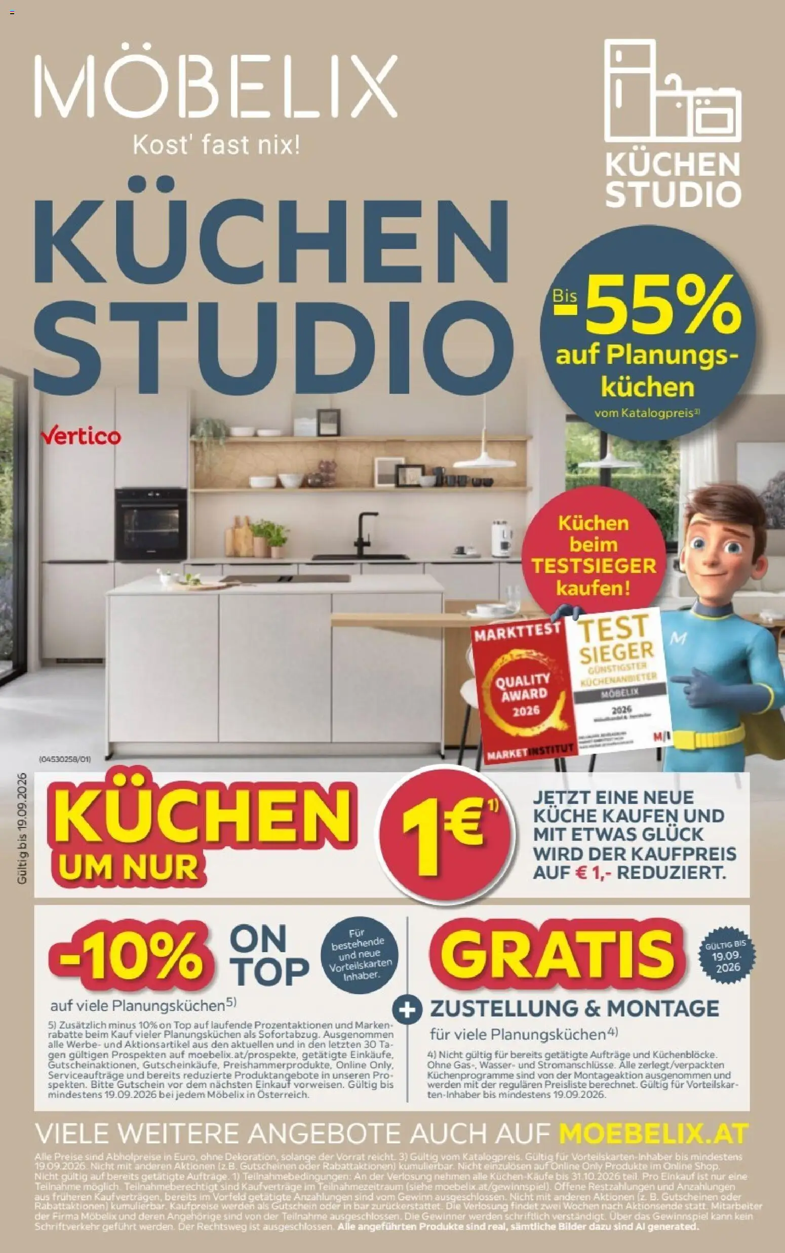 Vorschau der Angebote: Möbelix Möbelix Küchen Studio gültig ab 08.09.2026
